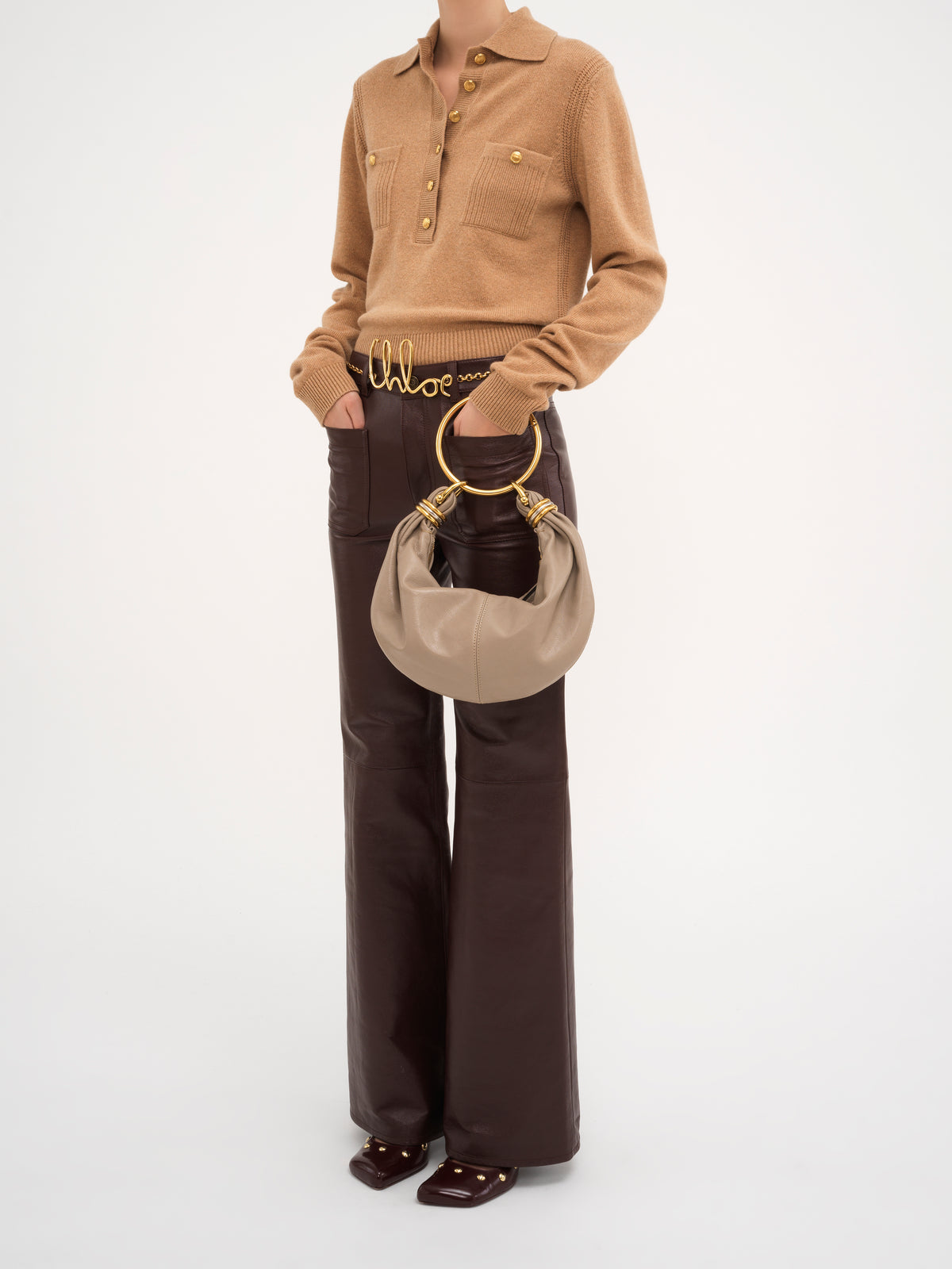 Motty Grey SMALL HOBO BAG - Motty Grey