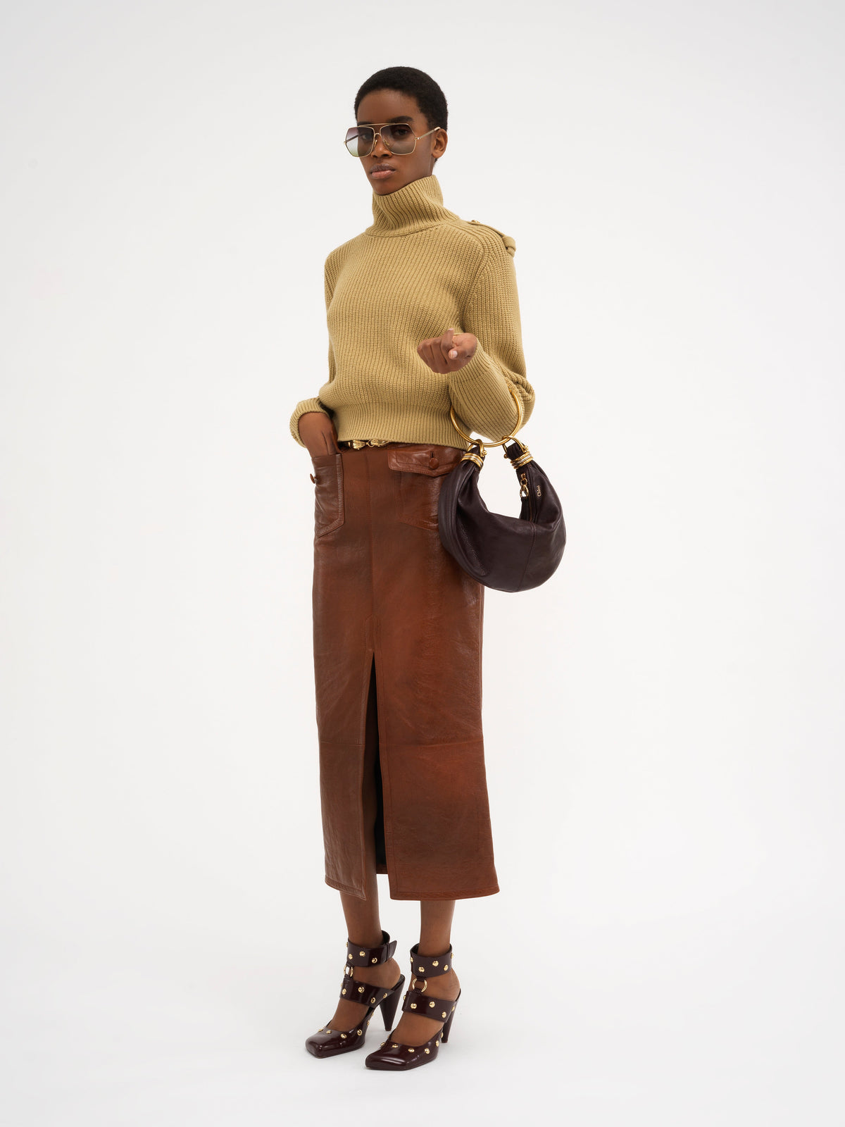 BASEPLUS_Deep Violine SMALL HOBO BA - Deep Violine