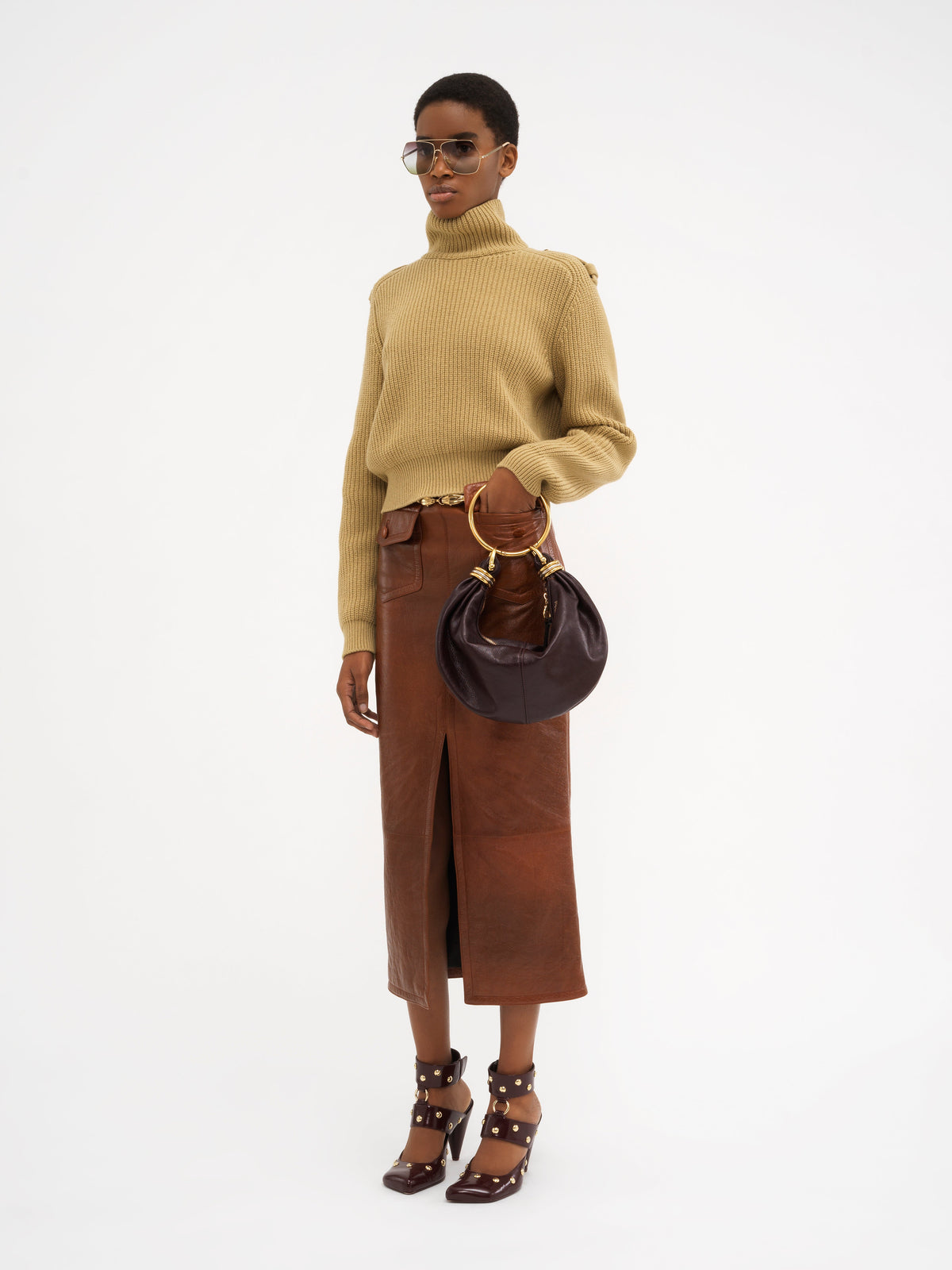 BASEPLUS_Deep Violine SMALL HOBO BA - Deep Violine