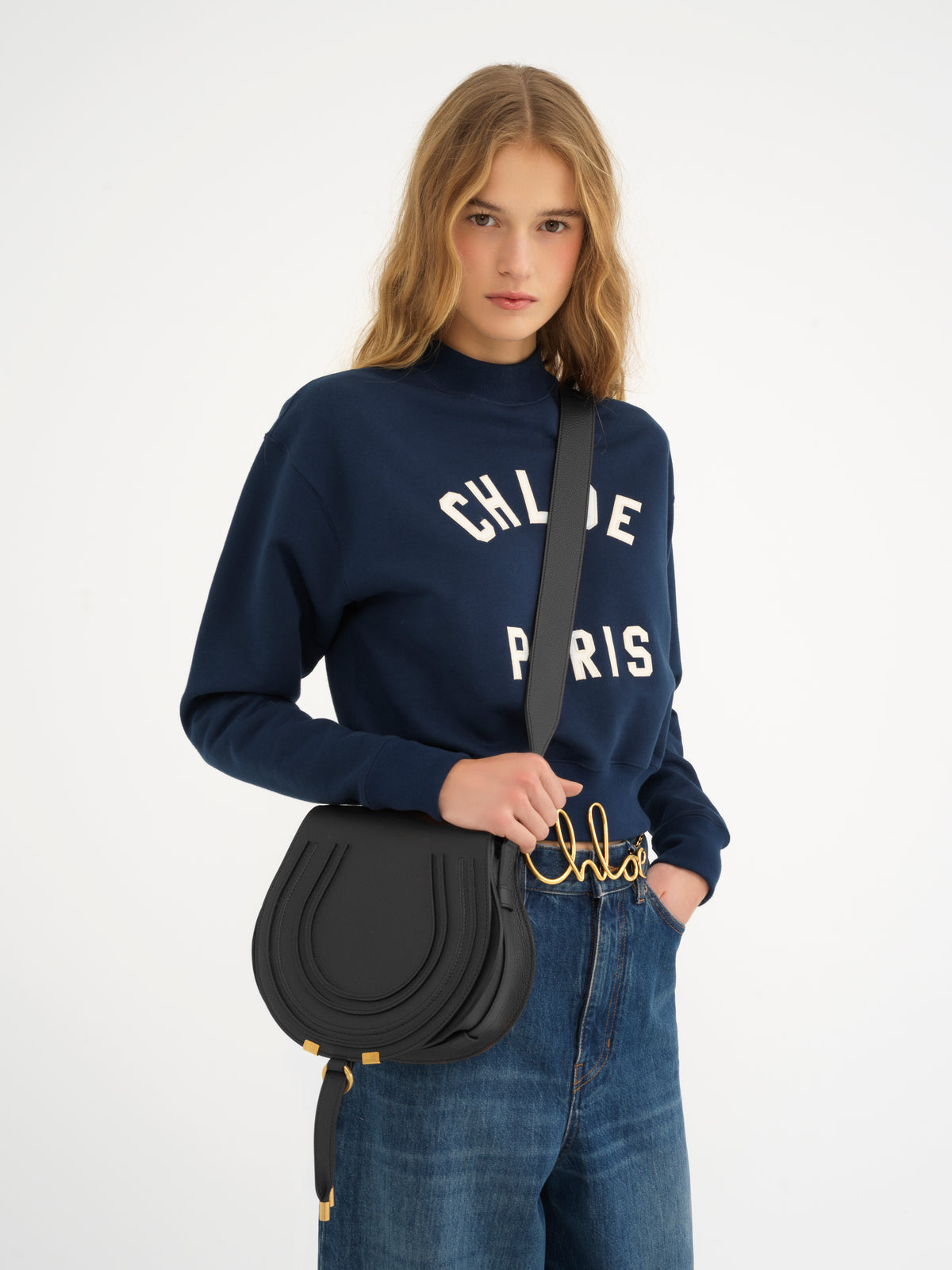 Black SADDLE BAG - Black