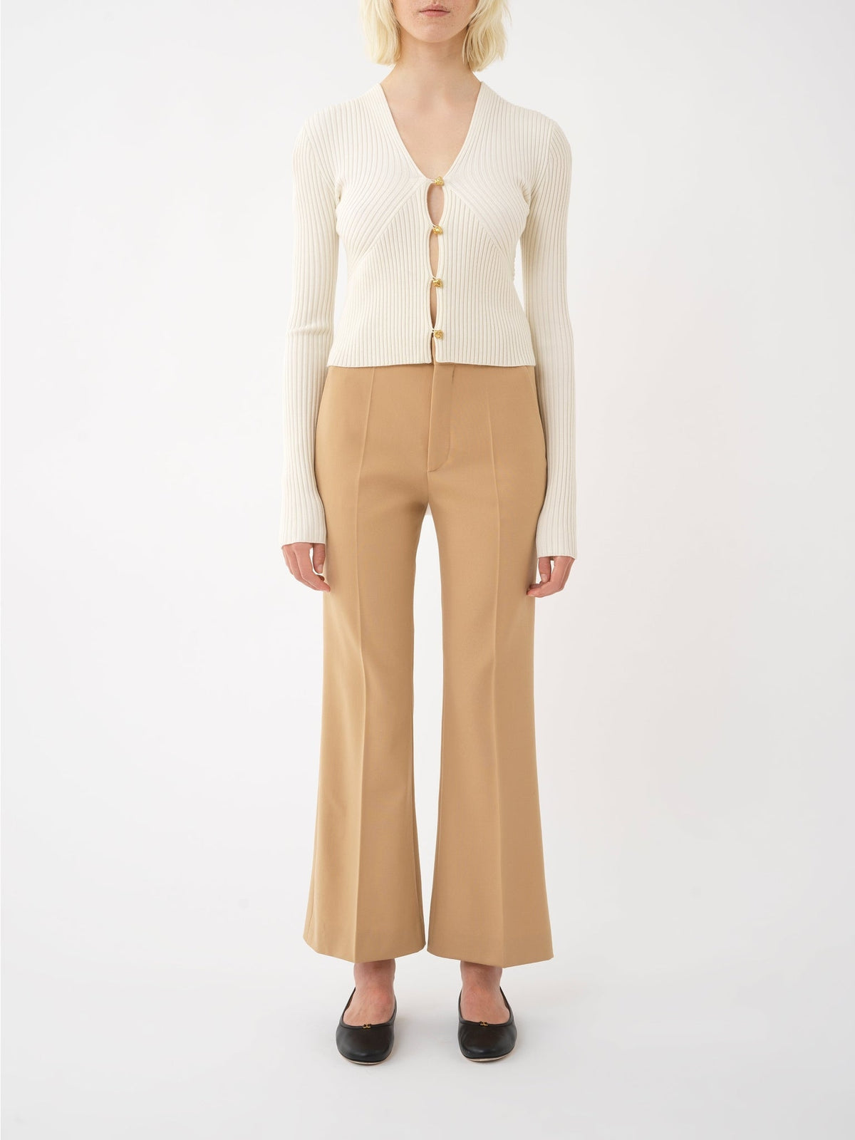BASEPLUS_Iconic Milk CARDIGAN - Iconic Milk