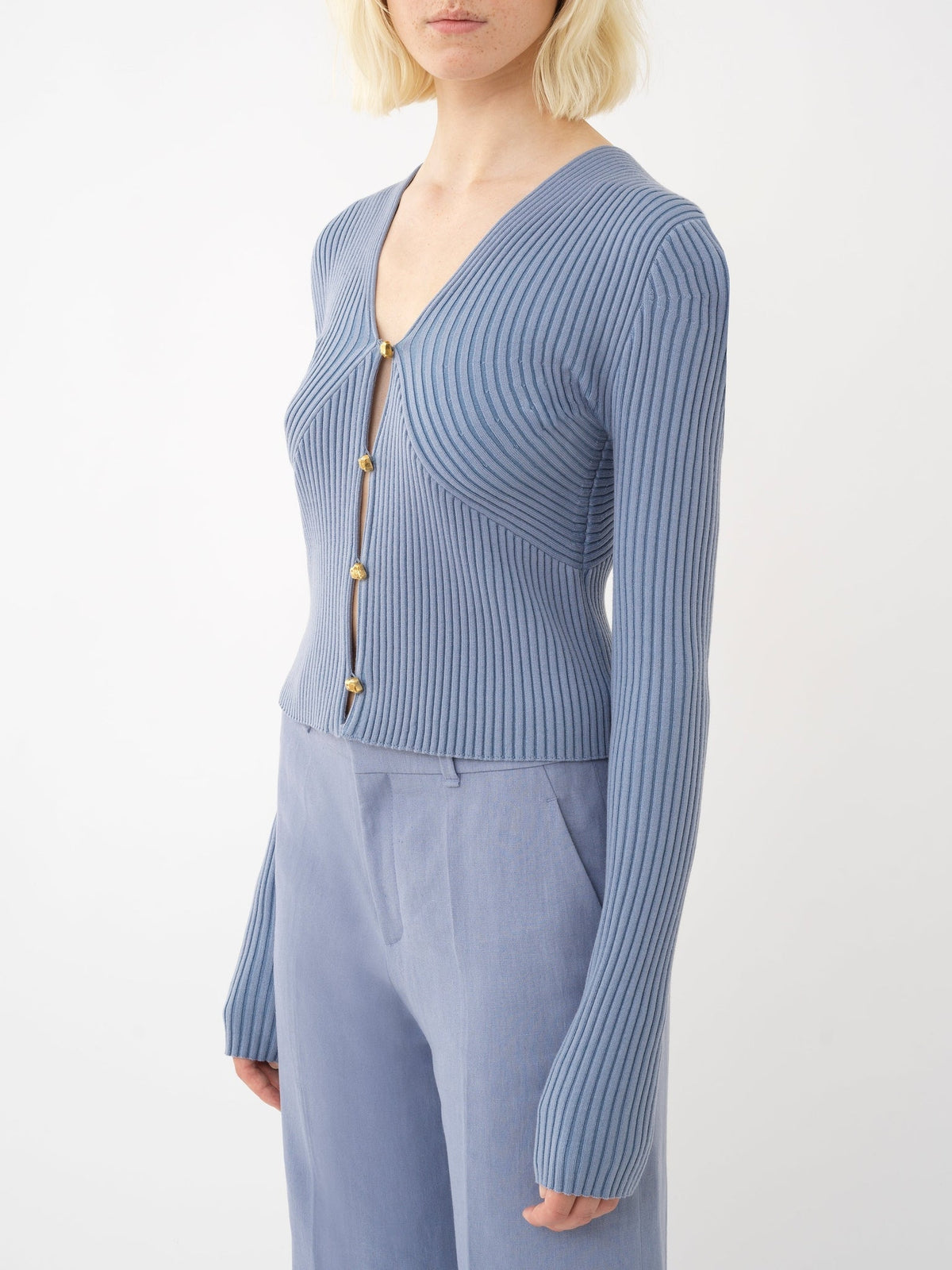 Pebble Blue CARDIGAN - Pebble Blue