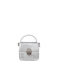 Silver MICRO FLAP BAG FEST - Silver