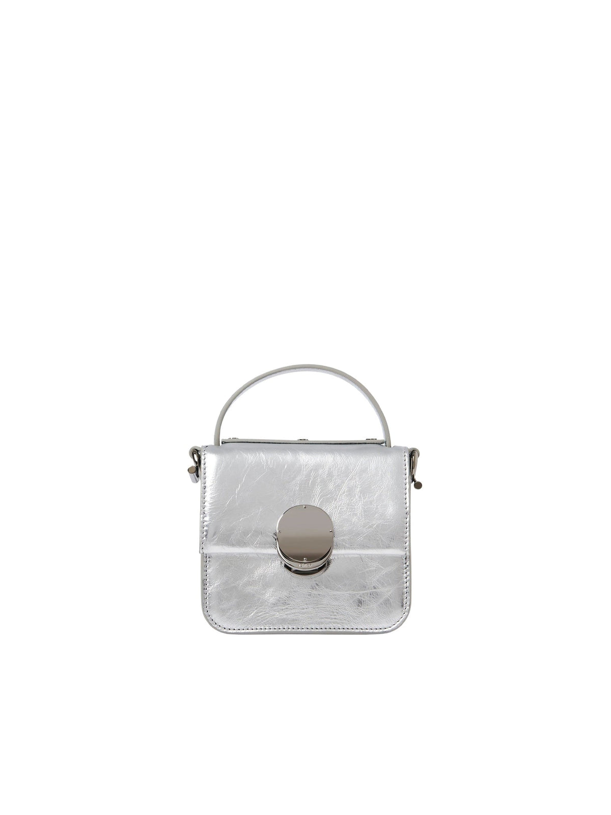 Silver MICRO FLAP BAG FEST - Silver