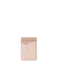 BASEPLUS_Pink & Grey CARDHOLDER - Pink & Grey