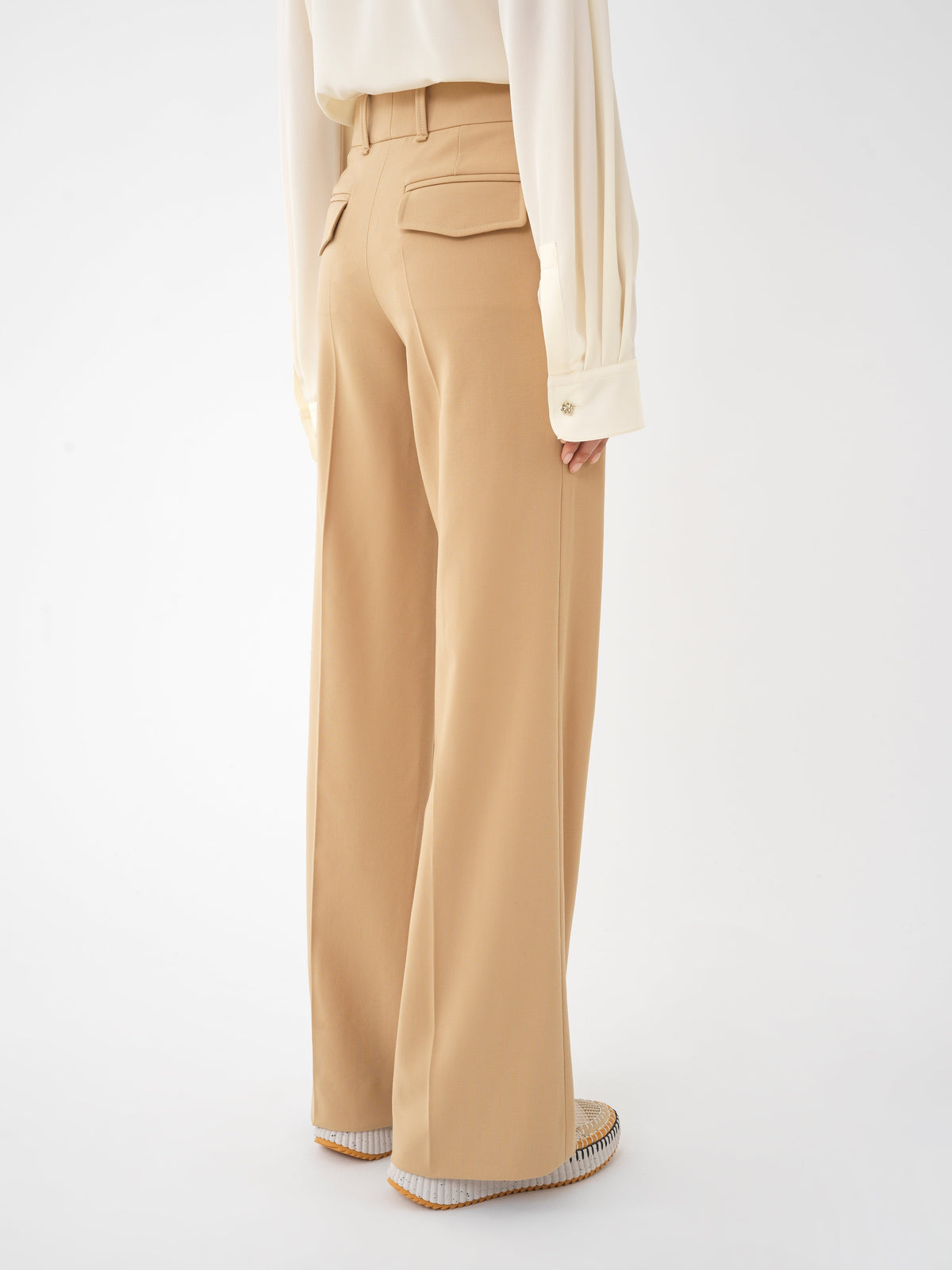 Pearl Beige TROUSERS - Pearl Beige