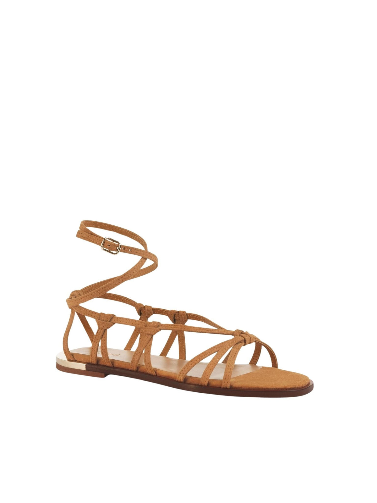 BASEPLUS_Brick Brown FLAT SANDALS - Brick Brown