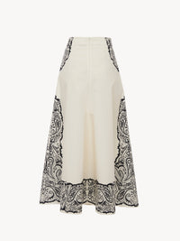 BASEPLUS_Black & White SKIRT - Black & White