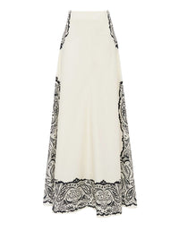 BASEPLUS_Black & White SKIRT - Black & White