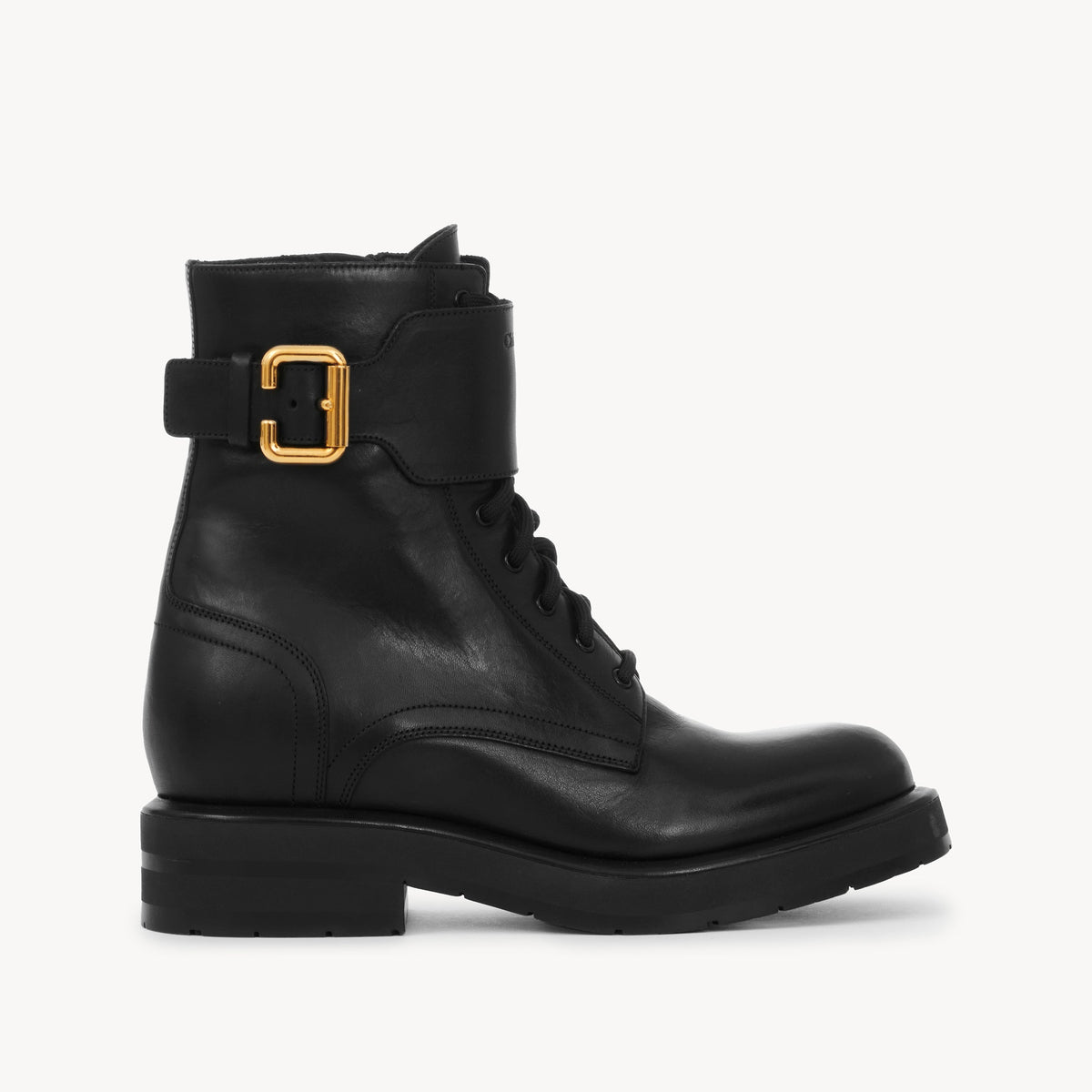BASEPLUS_Black ANKLE BOOTS - Black