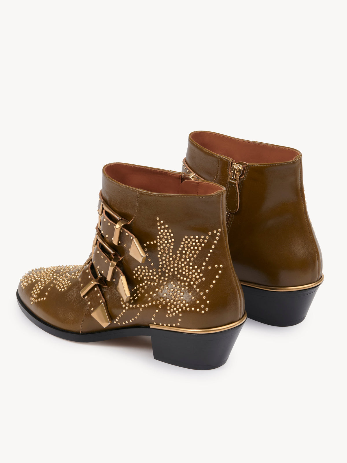 Dark Khaki ANKLE BOOTS - Dark Khaki