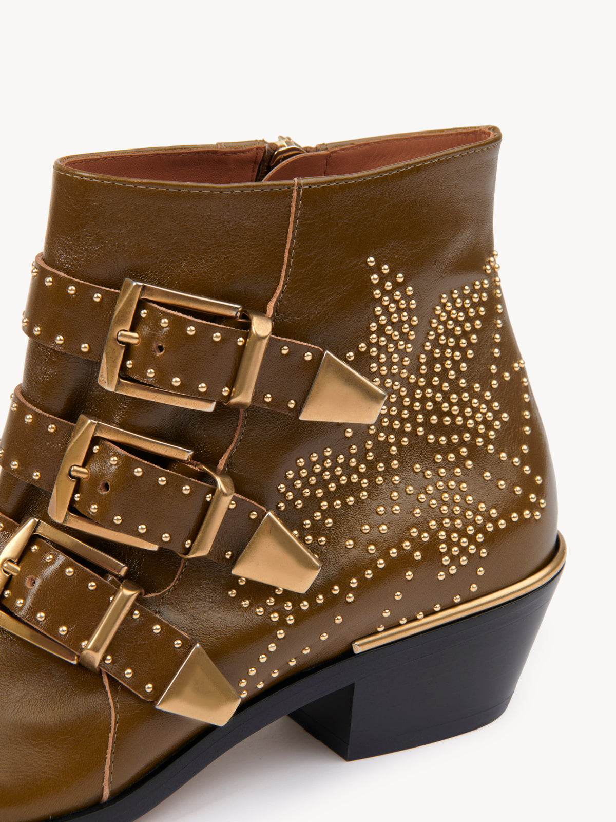 Dark Khaki ANKLE BOOTS - Dark Khaki