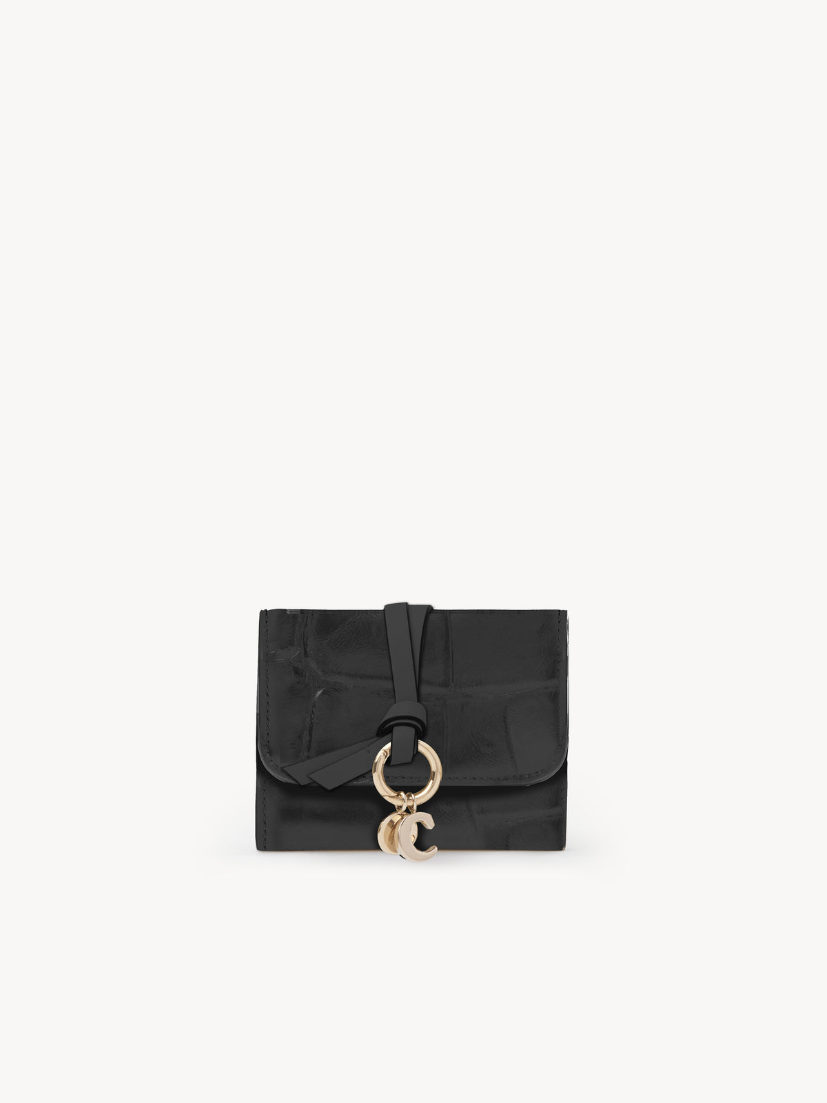 Black SMALL TRIFOLD - Black