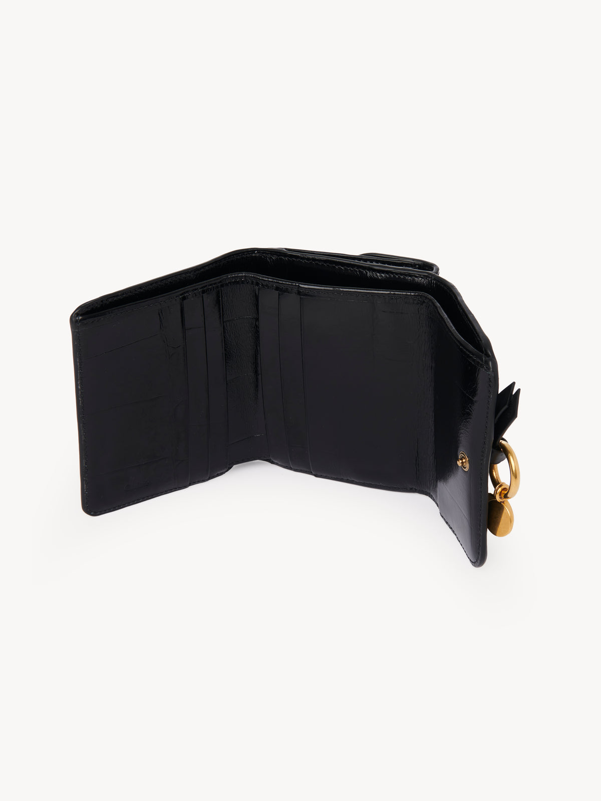 Black SMALL TRIFOLD - Black