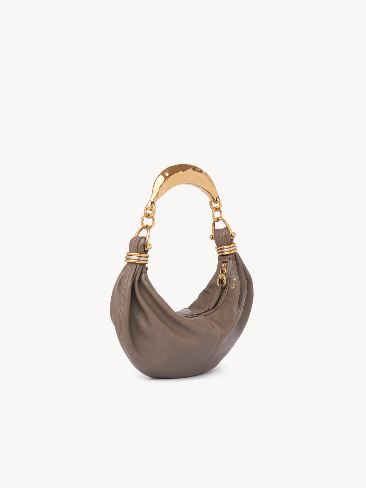 BASEPLUS_Flannel Grey SMALL HOBO BA - Flannel Grey