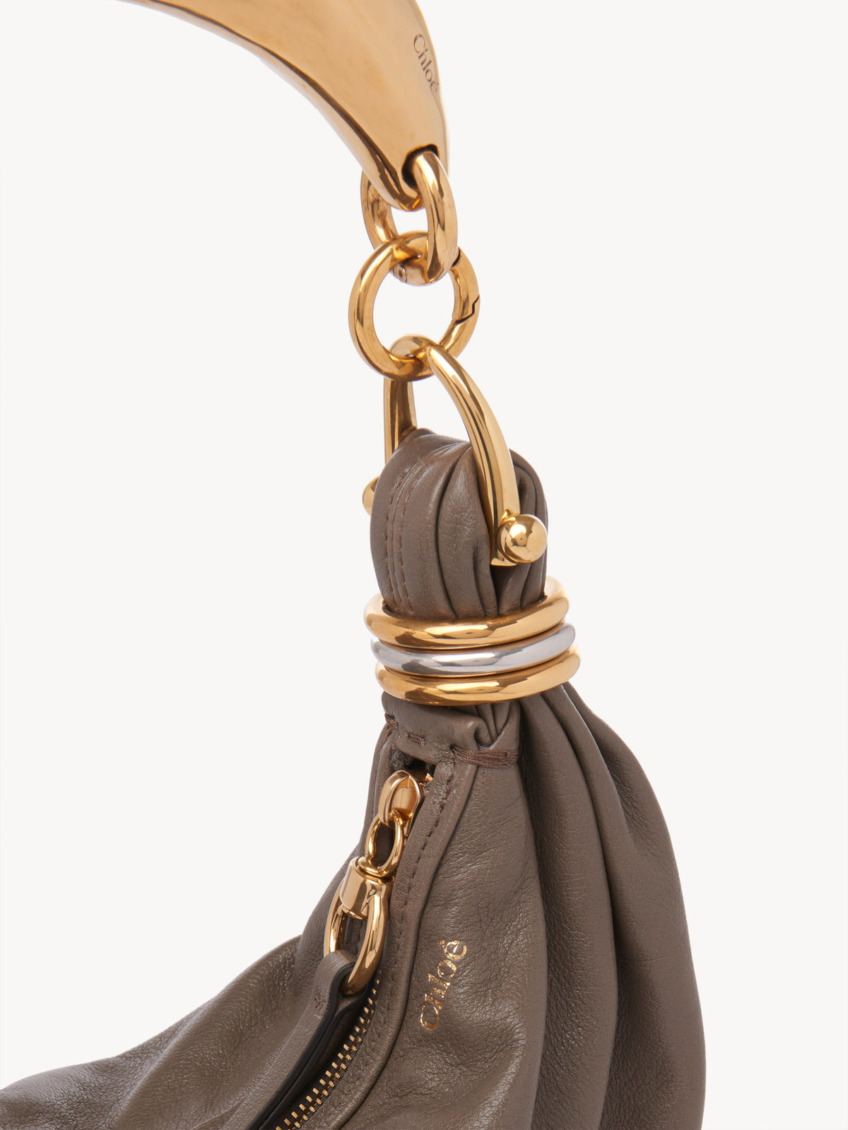 BASEPLUS_Flannel Grey SMALL HOBO BA - Flannel Grey
