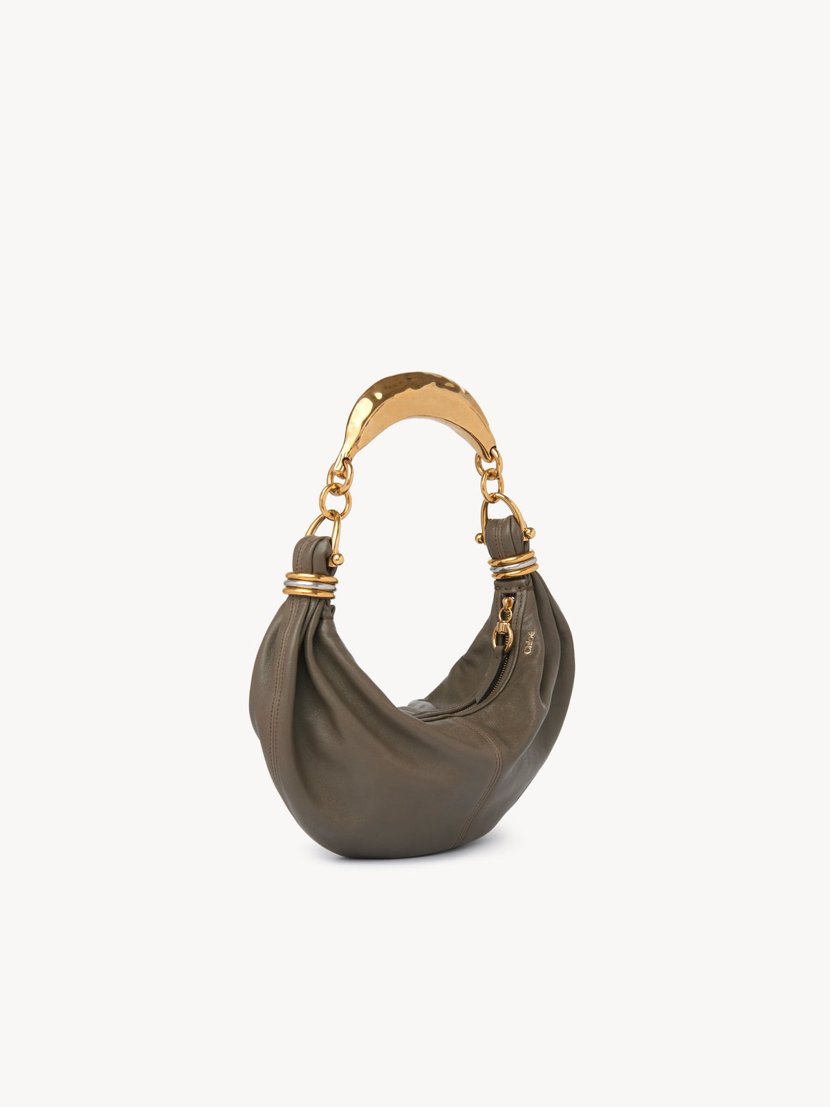 BASEPLUS_Flannel Grey SMALL HOBO BA - Flannel Grey