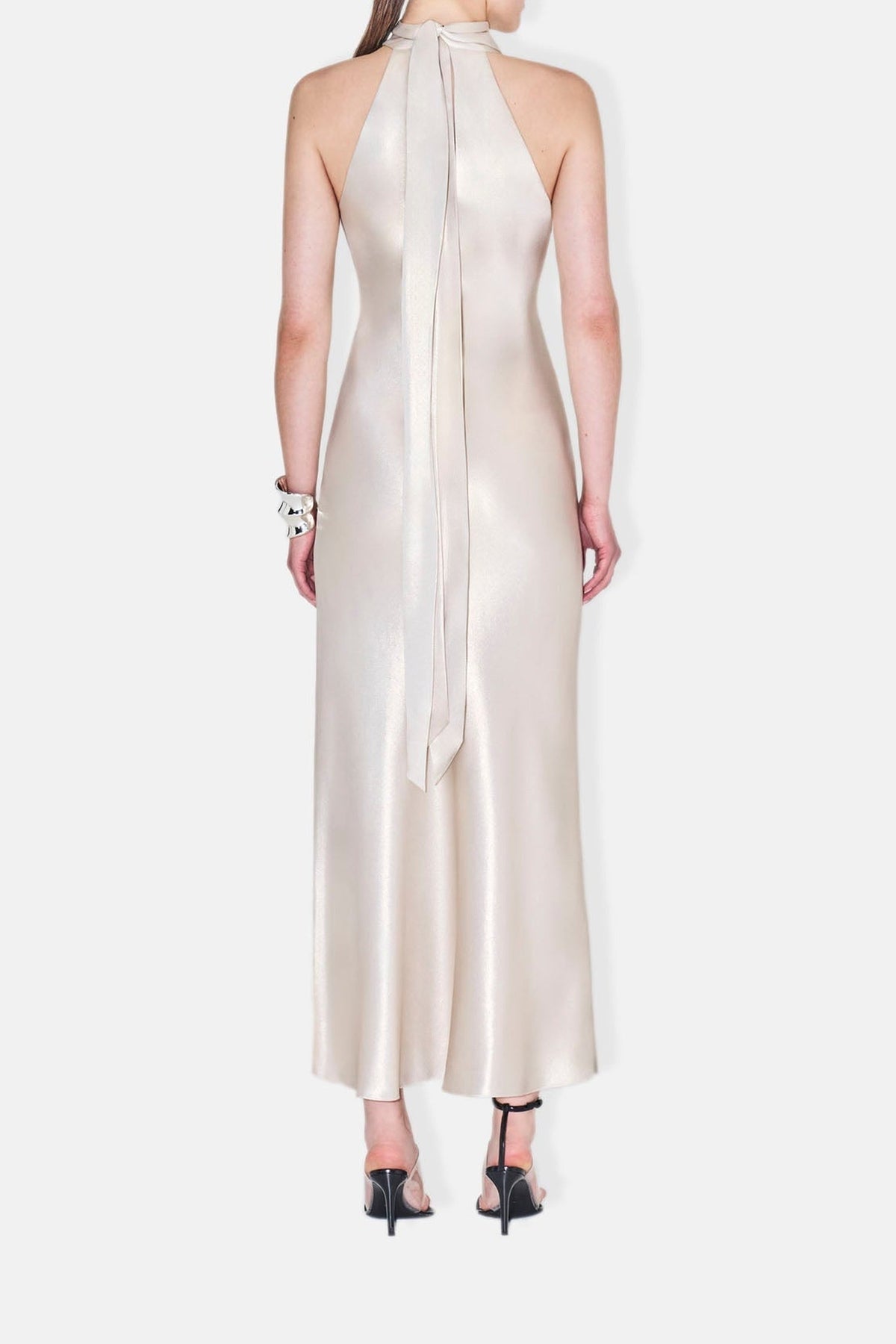 Cropped Sienna Dress - Champagne