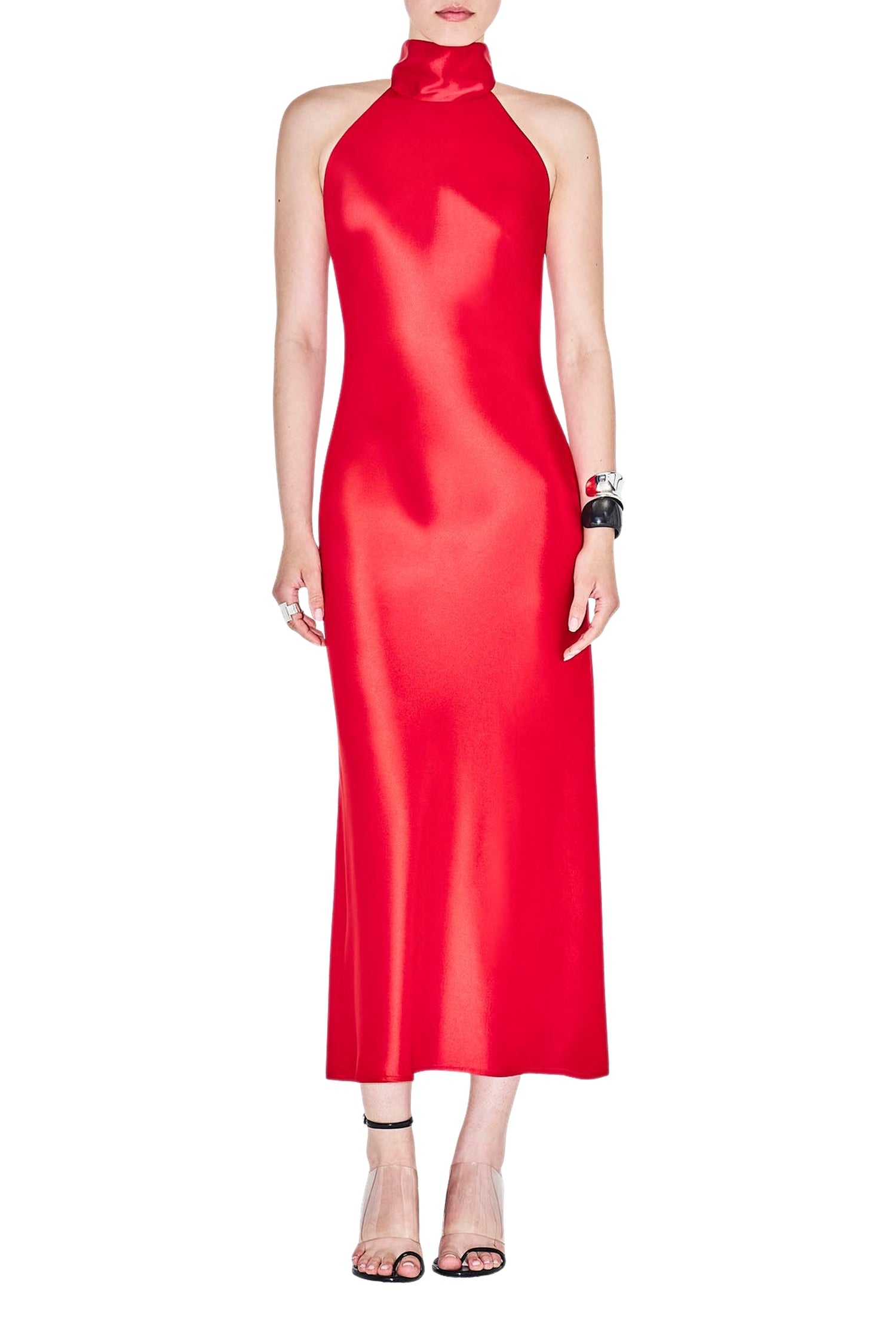 Robe Sienna longue - Sunset Red