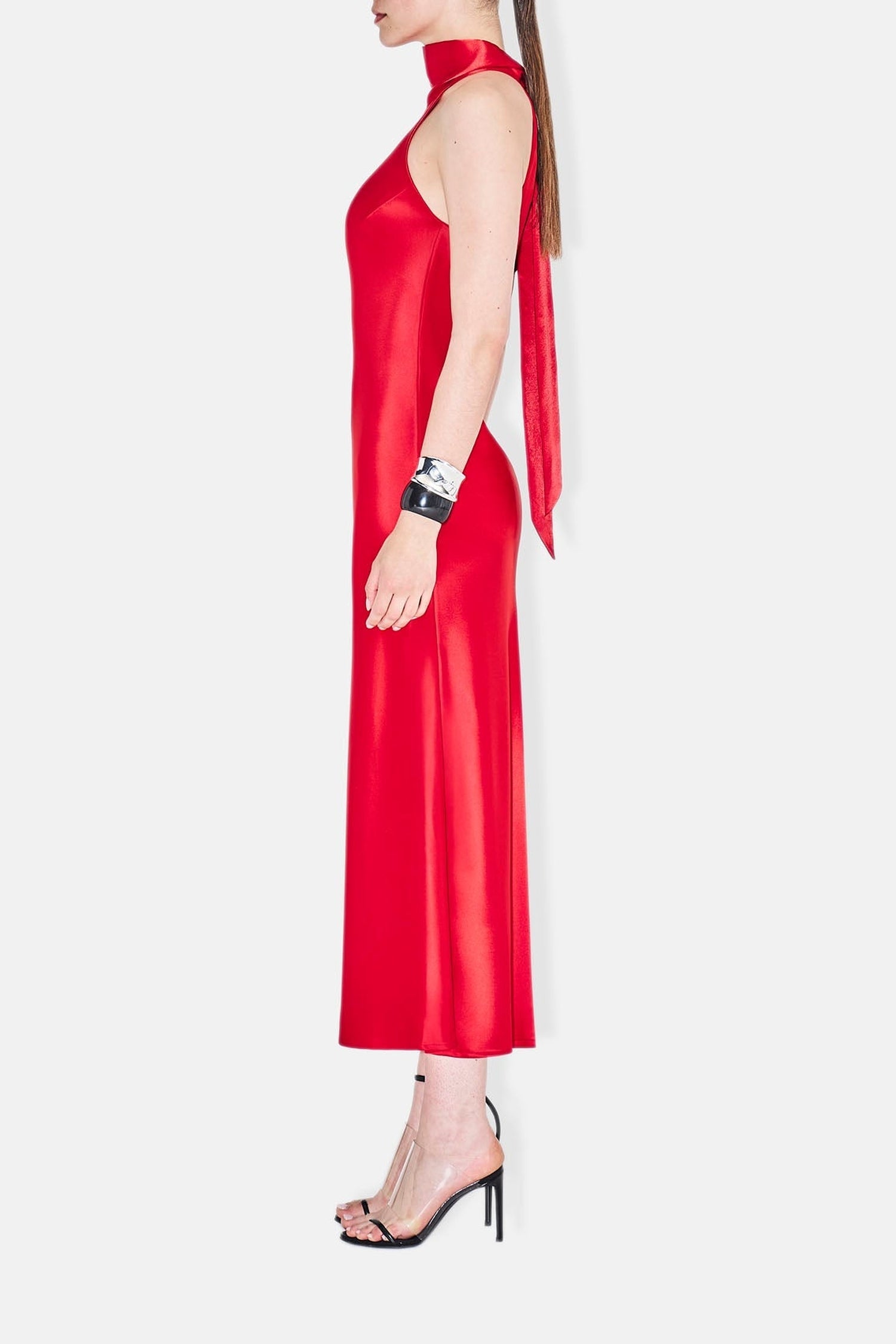 Robe Sienna longue - Sunset Red