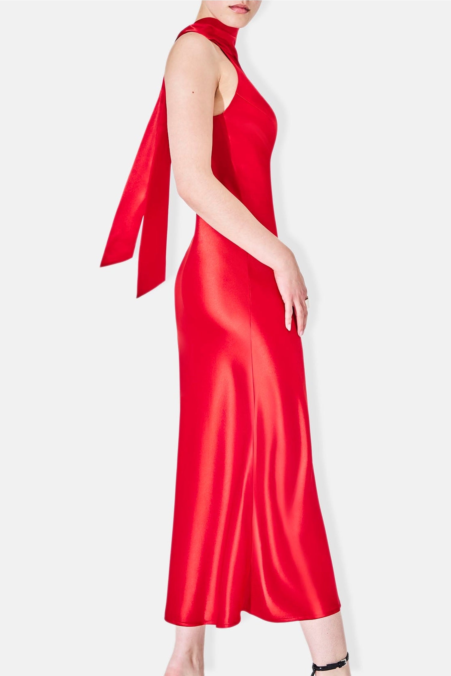Robe Sienna longue - Sunset Red