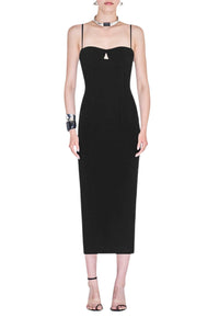 Sculpted Amelia Dress - Black
