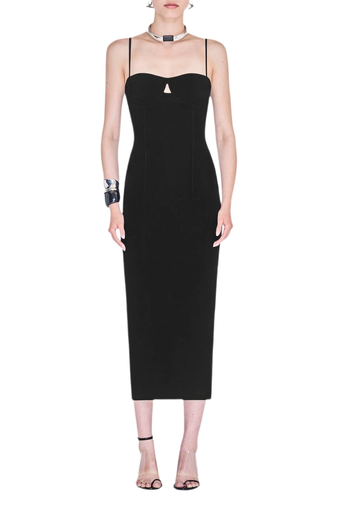 Sculpted Amelia Dress - Black
