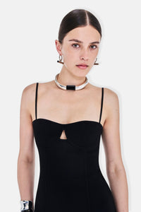 Sculpted Amelia Dress - Black