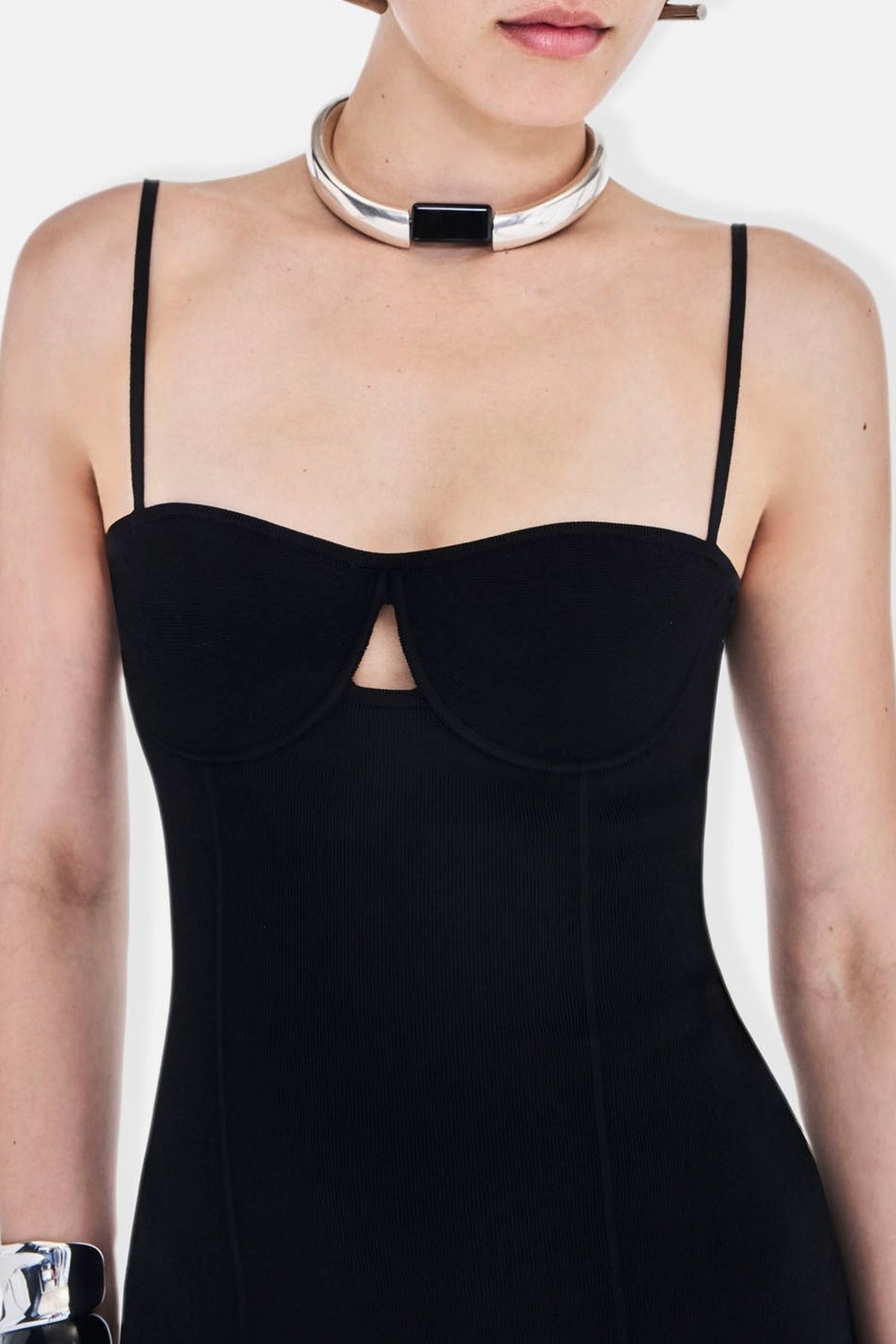 Sculpted Amelia Dress - Black