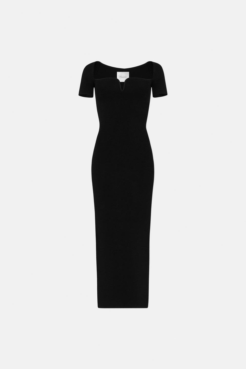 Robe Gaia à manches courtes - Black