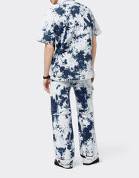 Chemise à manches courtes en denim Paint Brush - Denim