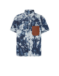 Chemise à manches courtes en denim Paint Brush - Denim