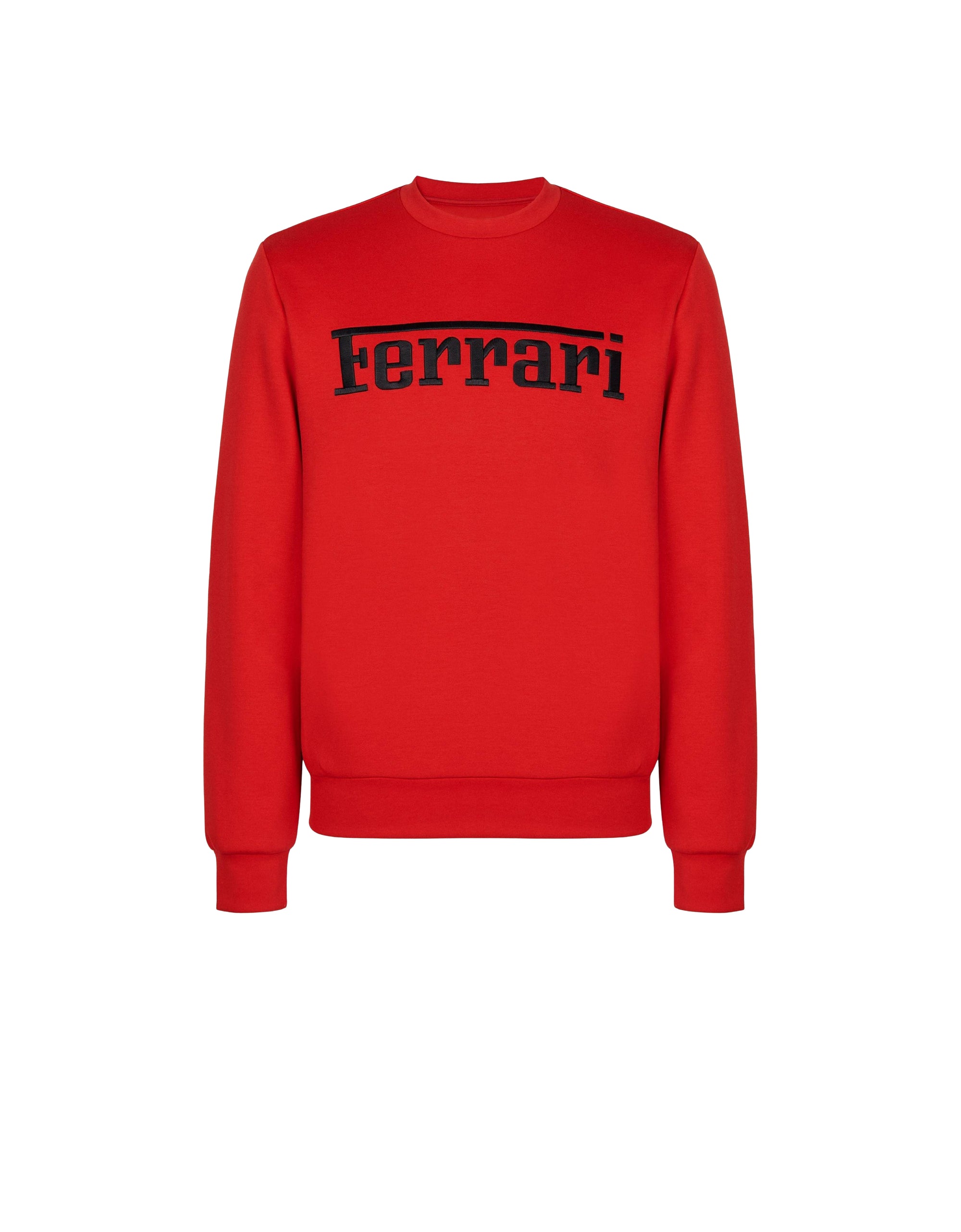 Sweat-shirt avec logo Ferrari - Rosso Corsa