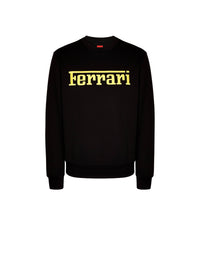 Sweat-shirt avec logo Ferrari - Nero