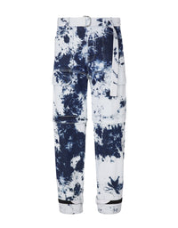 Pantalon cargo avec ceinture Paint Brush - Denim