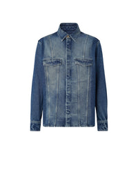 Surchemise unisexe en denim délavé - Light Denim