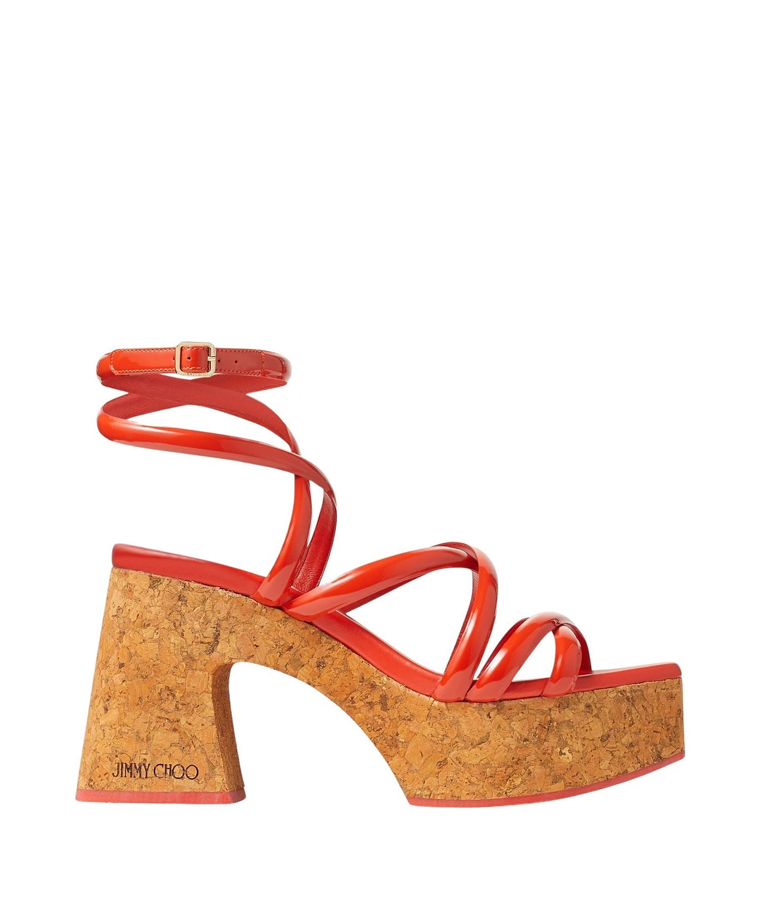 Sandales compensées Cecelia 95 en cuir - Paprika & Paprika