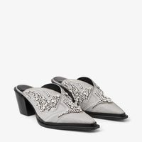 Cece glitter mules with crystals 60 - Silver Mix