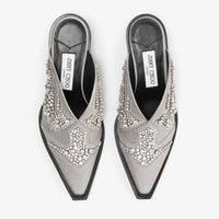 Cece glitter mules with crystals 60 - Silver Mix