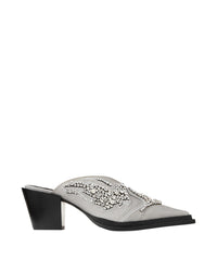 Cece glitter mules with crystals 60 - Silver Mix