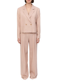 Blazer Ceecee court en laine - Pale Rose