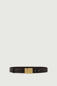 CHOCOLAT CEINTURE CUIR NINON