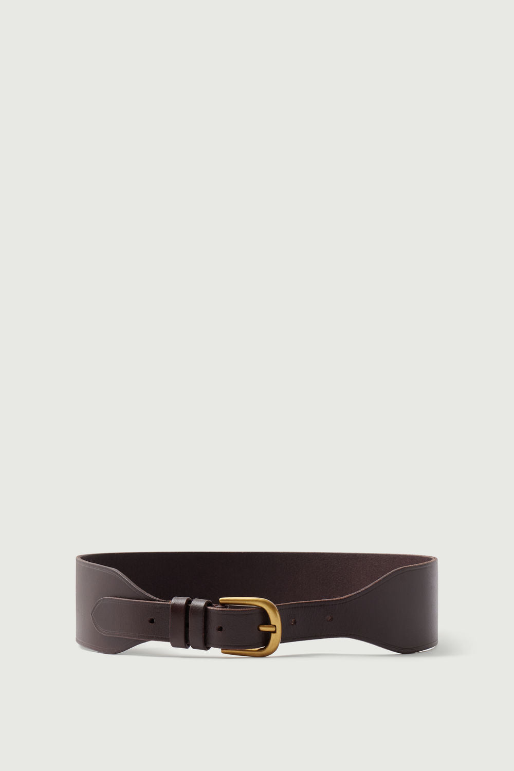 MARRON FONCE CEINTURE CUIR DAIN