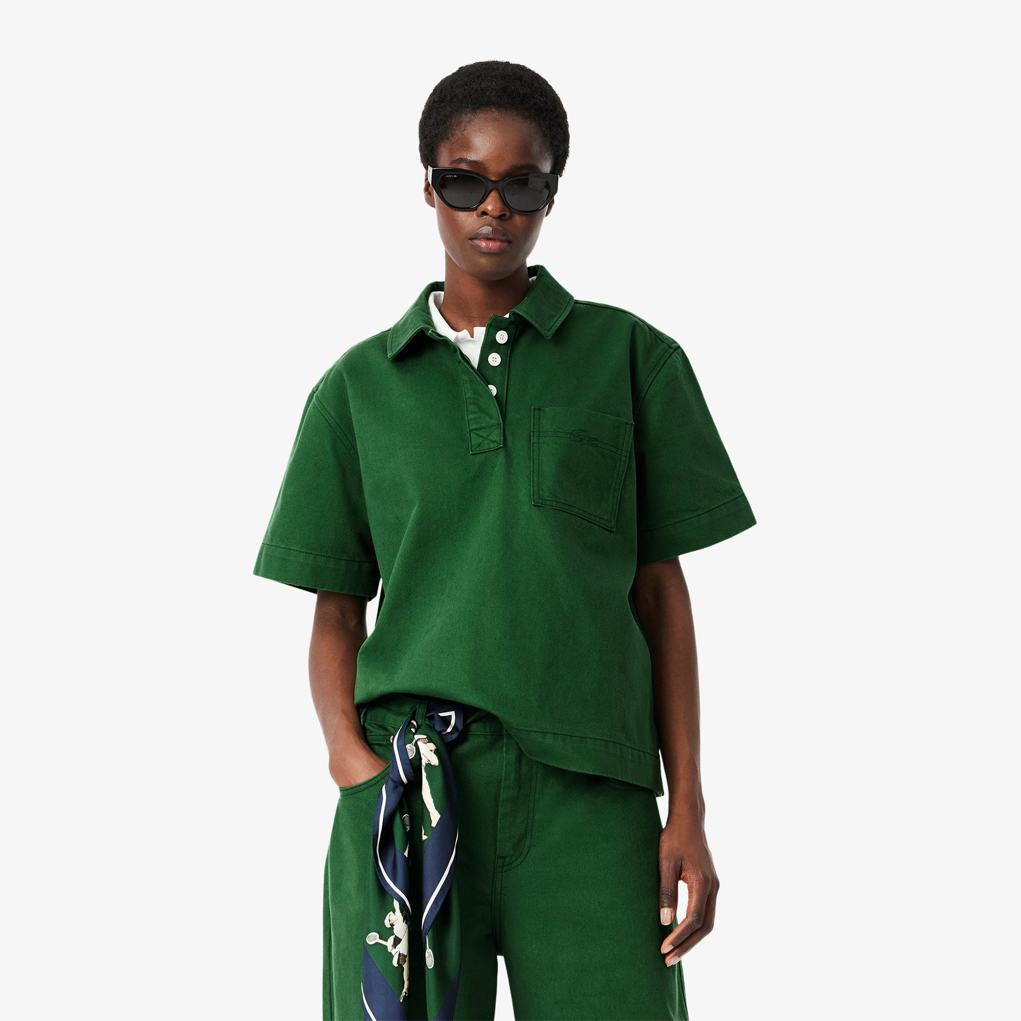 Chemise à manches longues - Vert