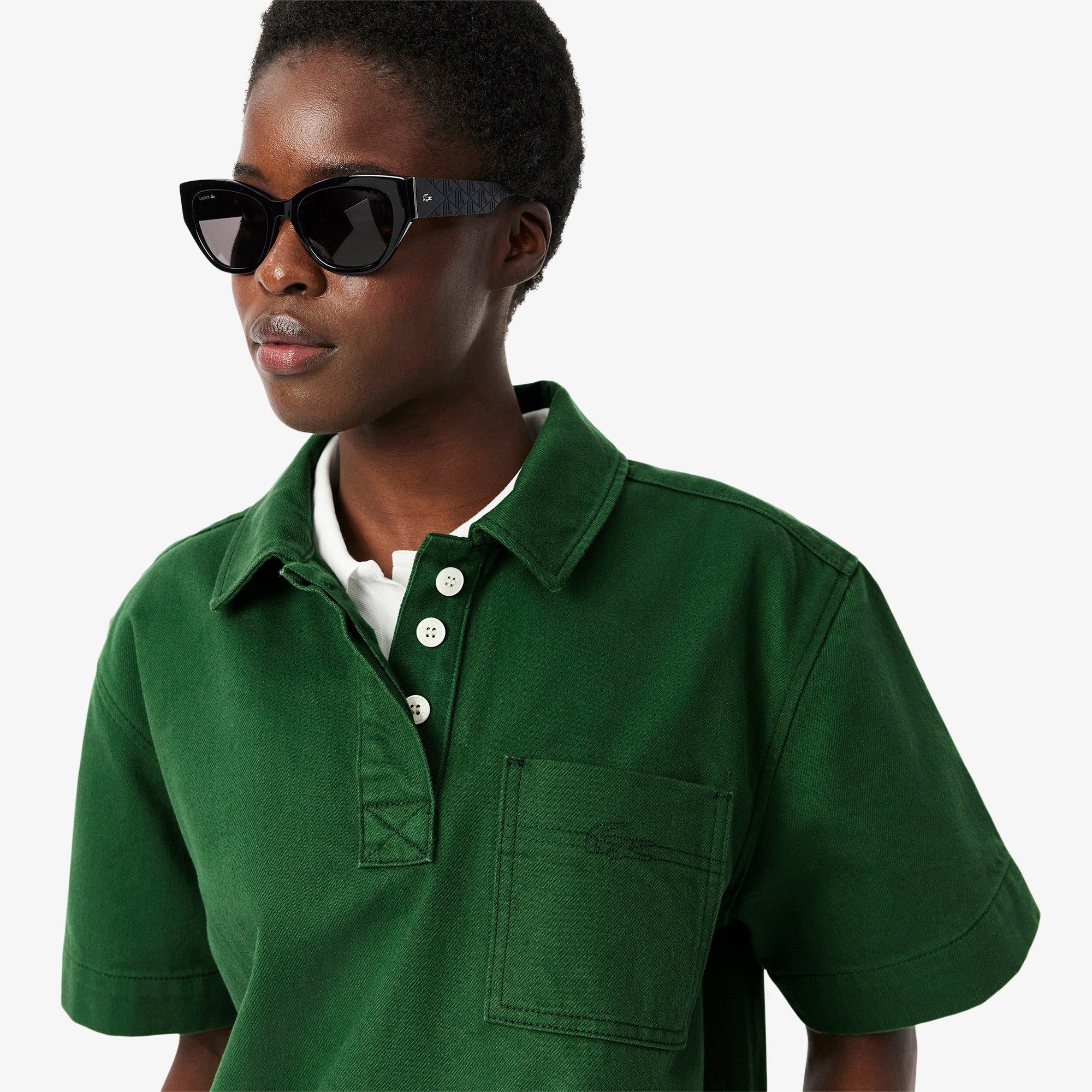Chemise à manches longues - Vert