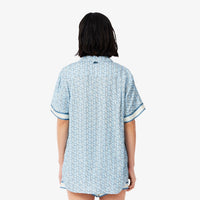 Chemise oversize imprimée monogramme - Panorama Cristalline