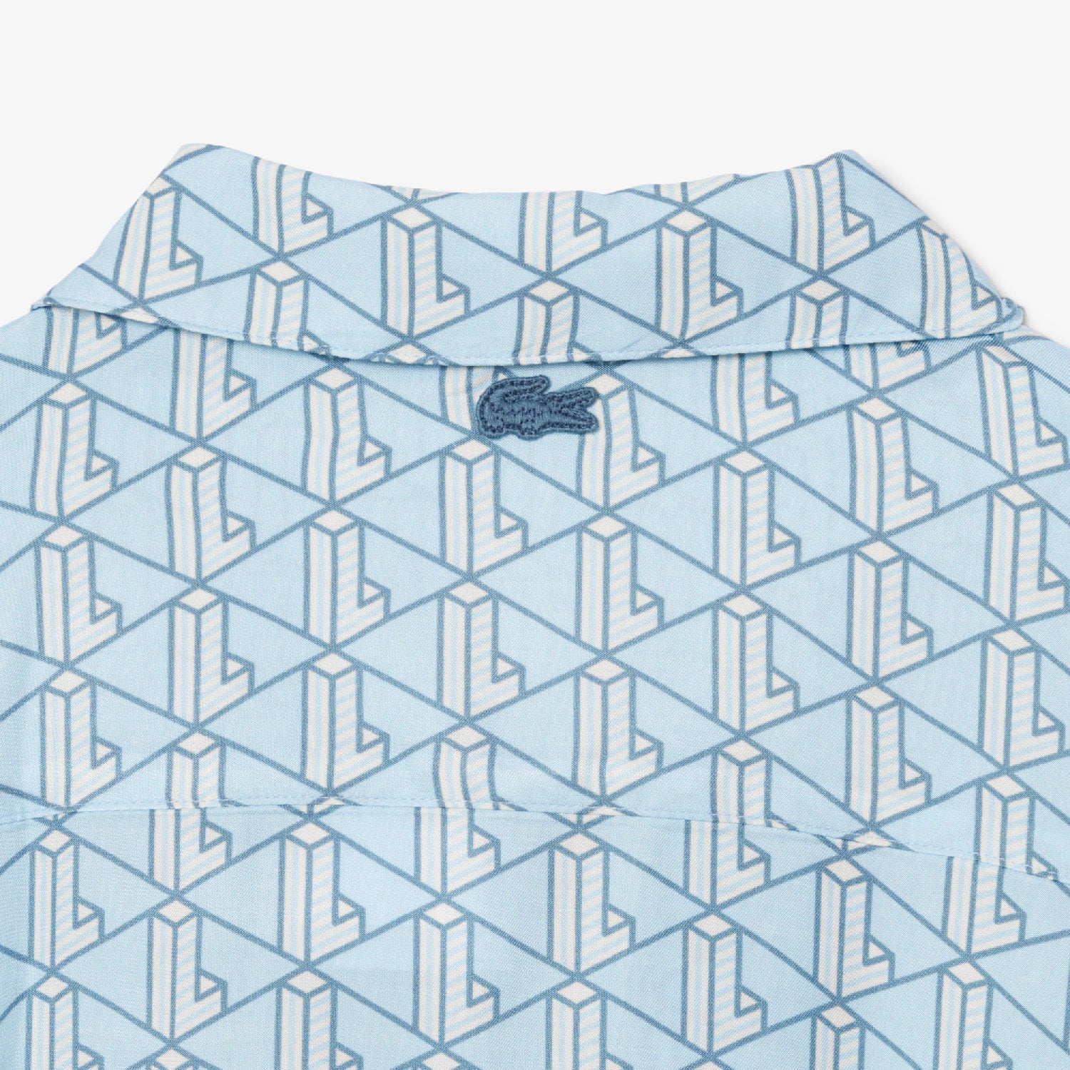 Chemise oversize imprimée monogramme - Panorama Cristalline