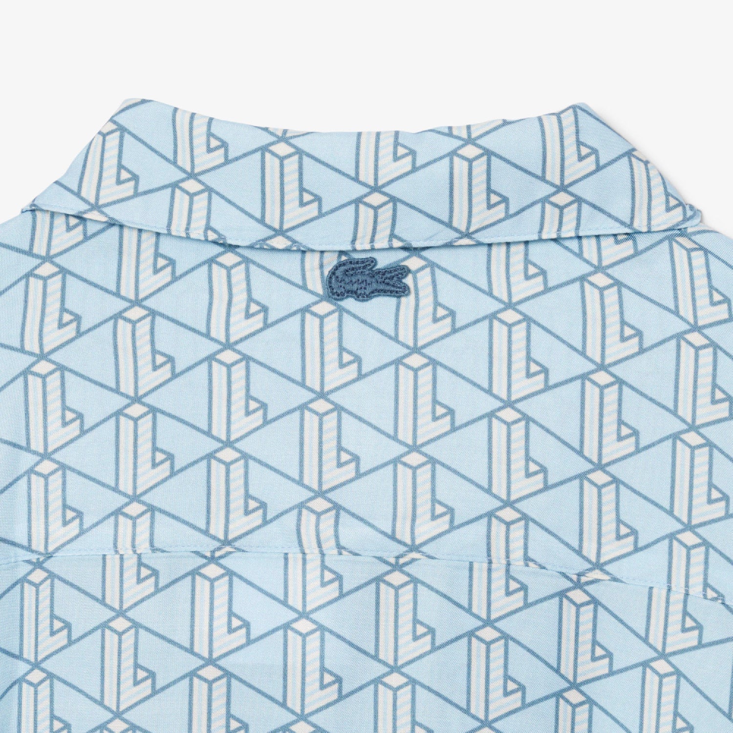 Chemise oversize imprimée monogramme - Panorama Cristalline