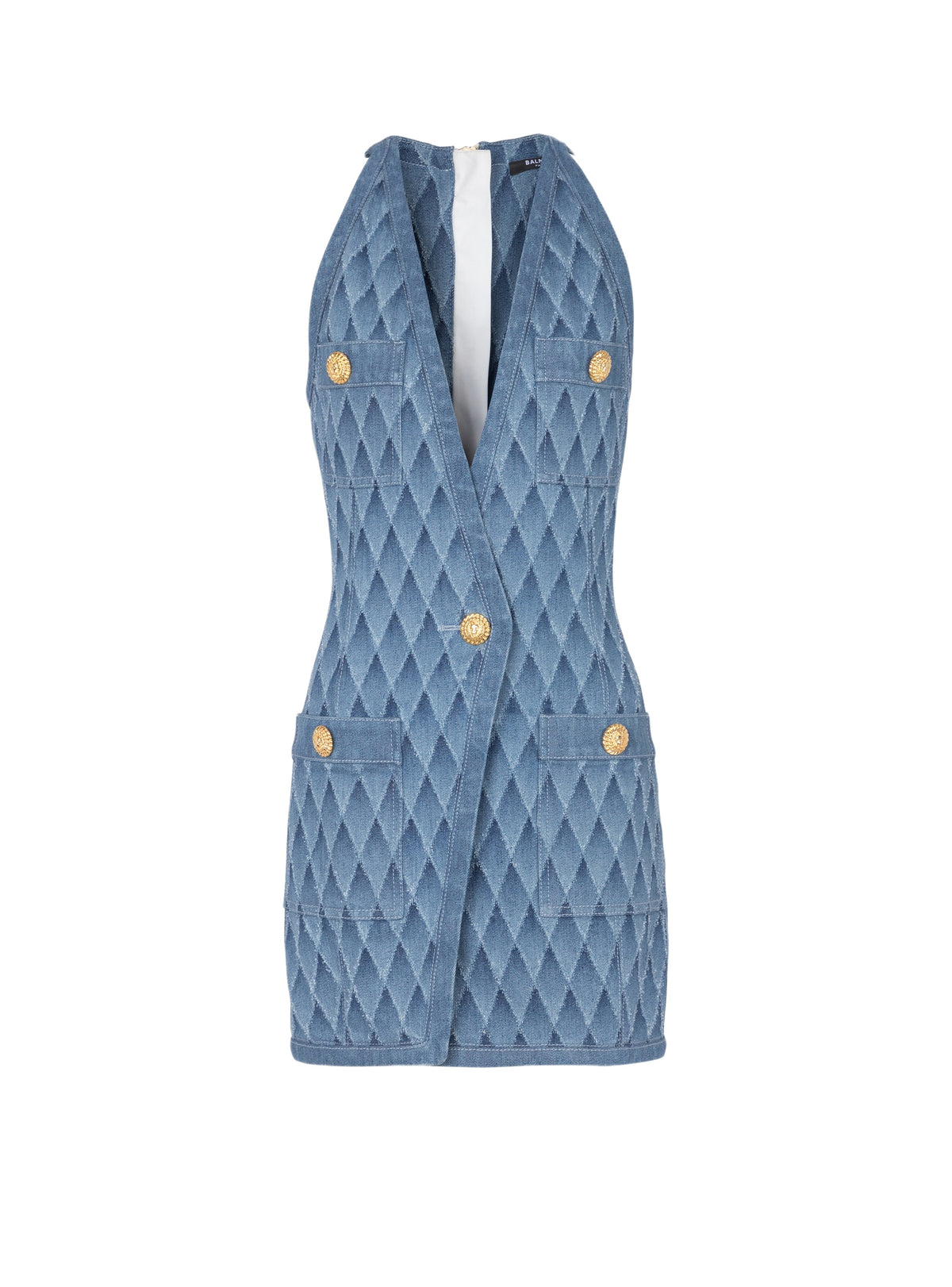 Robe courte en denim - Bleu Jean