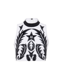 Débardeur pb baroque - Blanc & Noir
